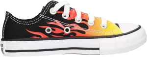 Converse Chuck Taylor All Star OX Kids' Black Textile Low Sneakers 3