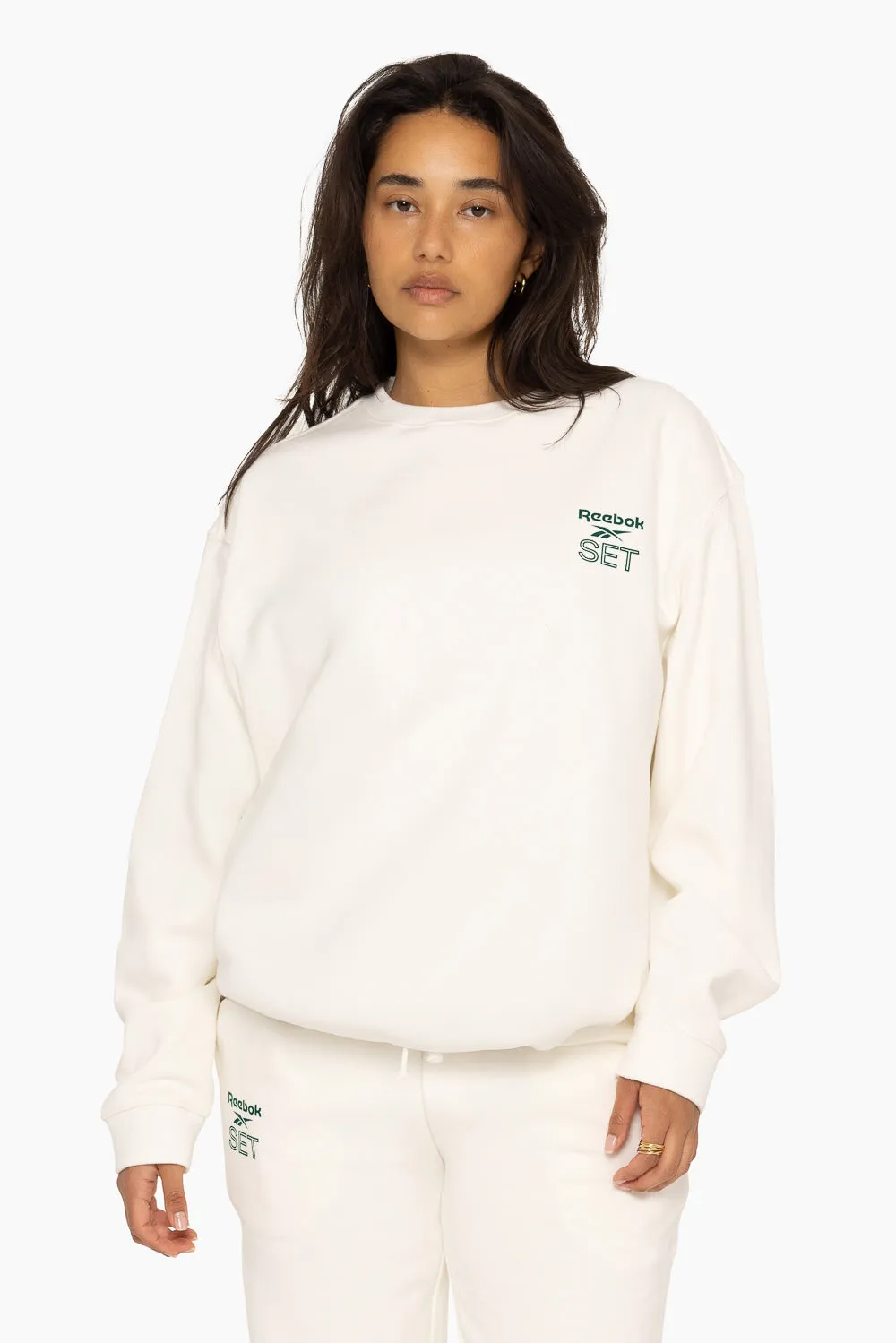 HEAVYWEIGHT SWEATS REEBOK X SET CREWNECK - BLANC