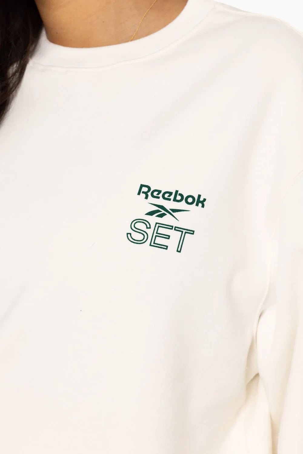 HEAVYWEIGHT SWEATS REEBOK X SET CREWNECK - BLANC