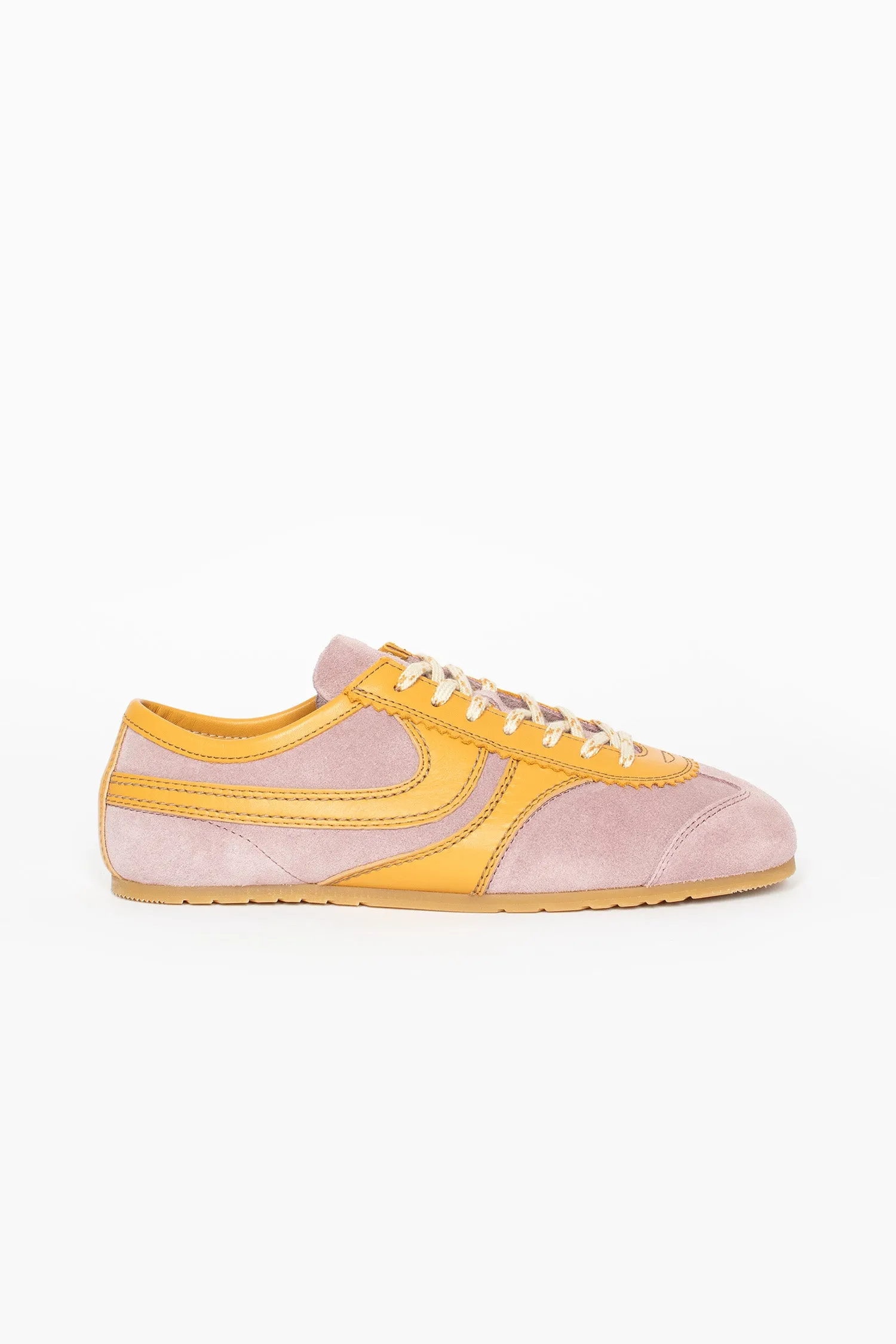 Marathon Suede Sneakers Blush