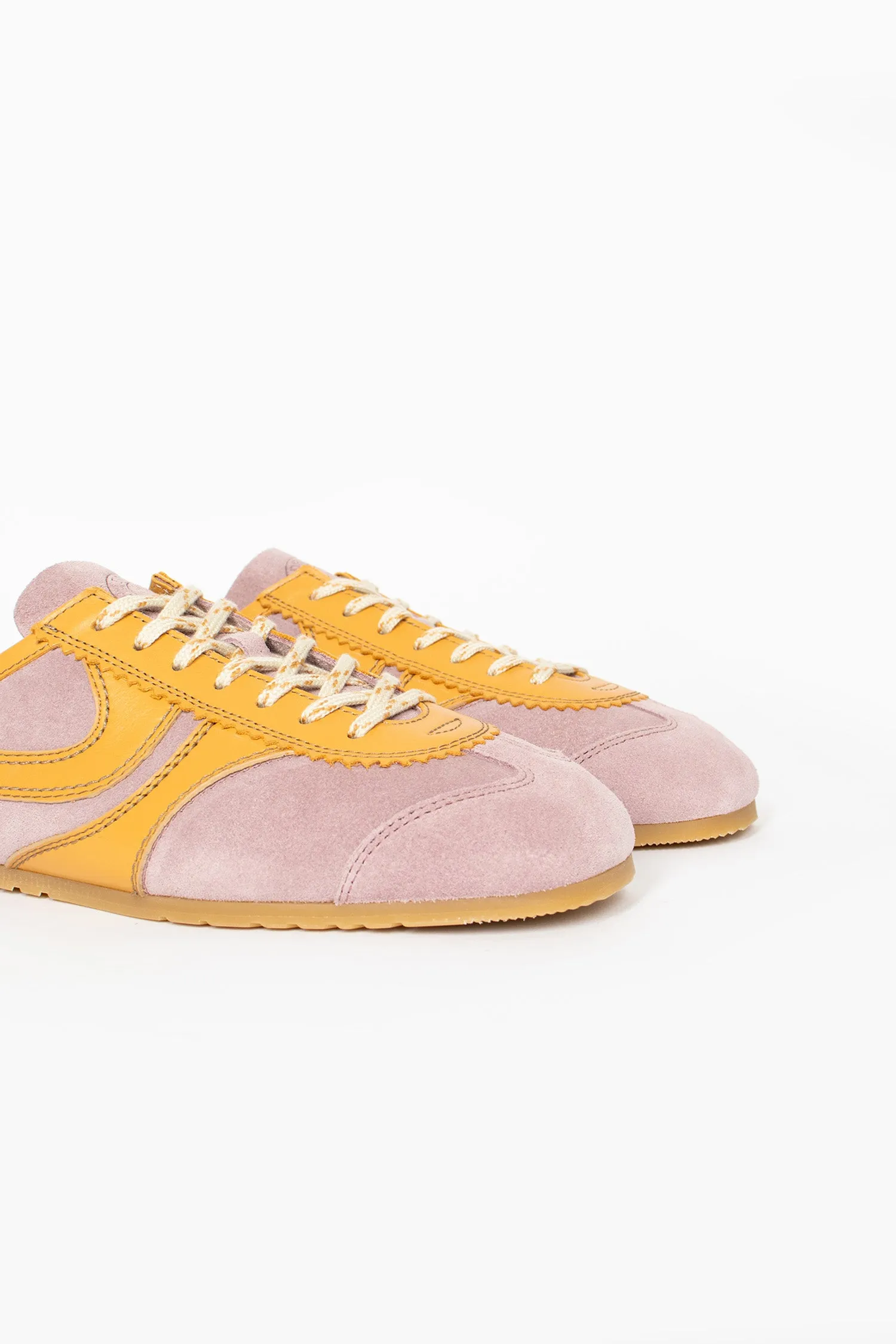 Marathon Suede Sneakers Blush