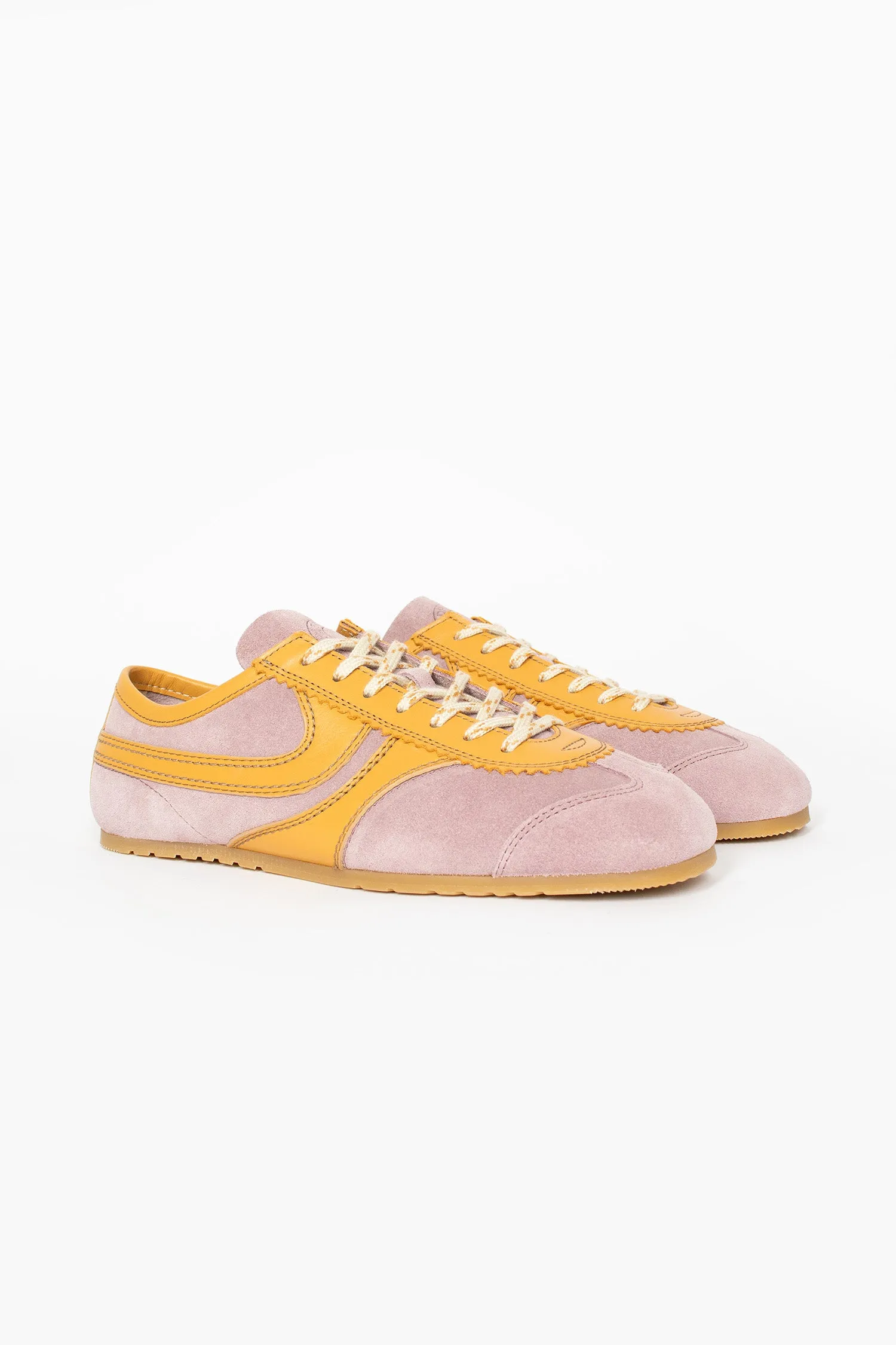 Marathon Suede Sneakers Blush