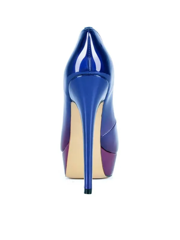 Open Toe Platform Stiletto Pump