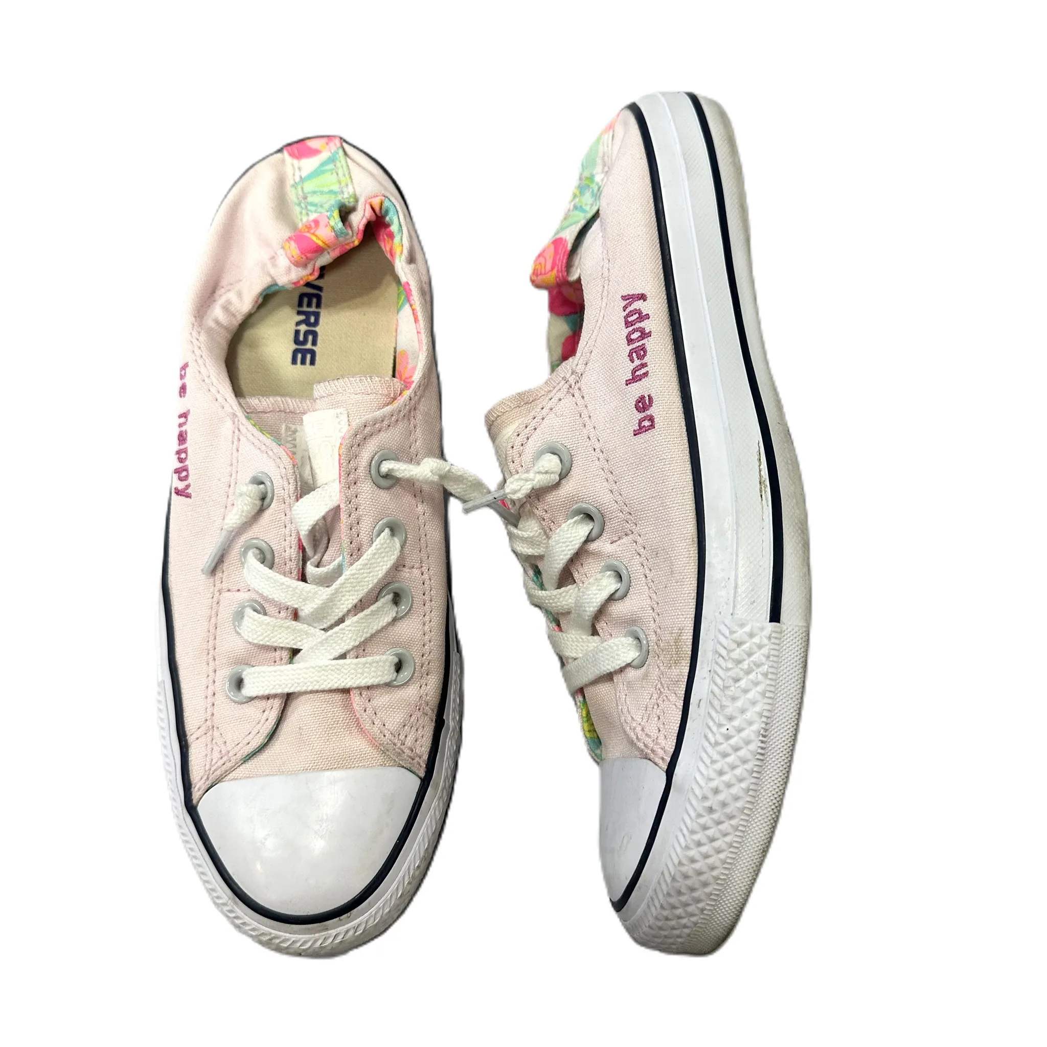 Shoes Sneakers By Converse In Pink, Size: 8
