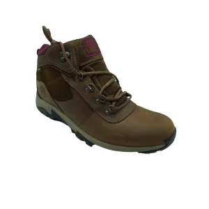 Timberland Women's Mt. Maddsen Waterproof Leather Hiking Boots Brown Purple